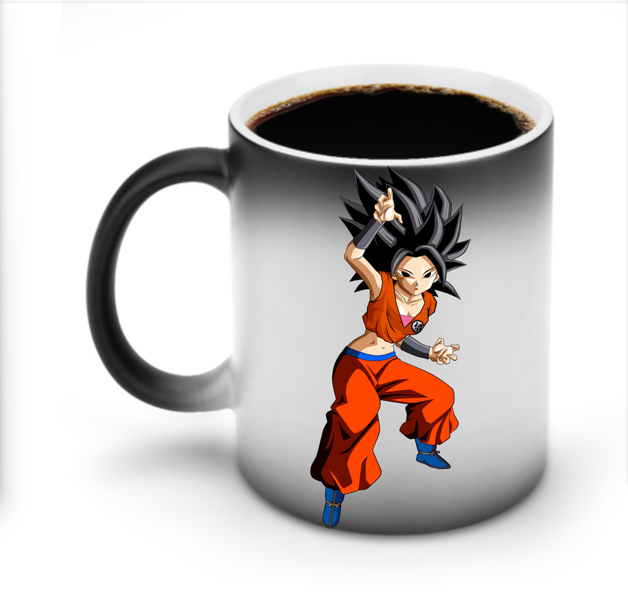 （画像用） ドラゴンボール カリフラ DRAGON BALL Caulifla 温度変色マグカップ