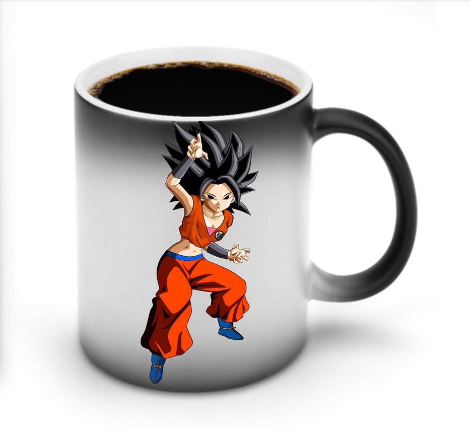 （画像用） ドラゴンボール カリフラ DRAGON BALL Caulifla 温度変色マグカップ