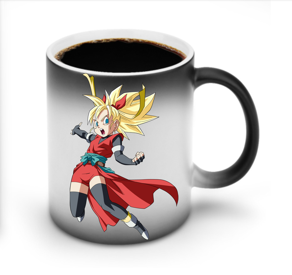 （画像用） ドラゴンボール カリフラ DRAGON BALL Caulifla 温度変色マグカップ