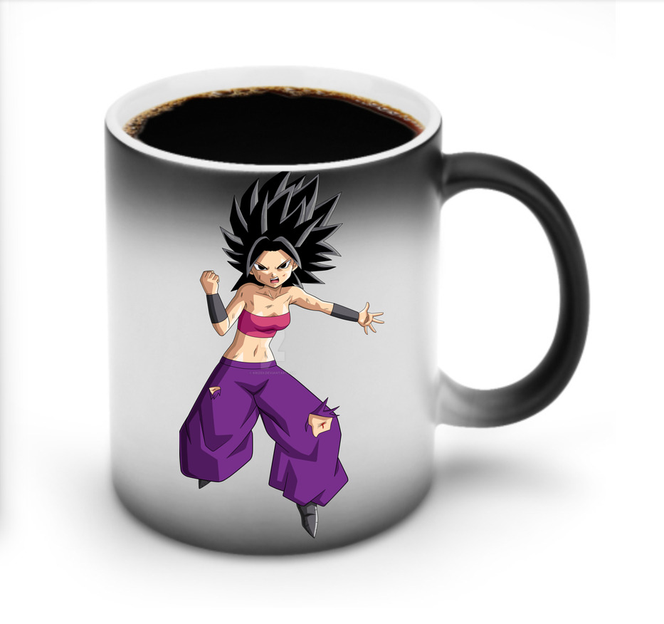 （画像用） ドラゴンボール カリフラ DRAGON BALL Caulifla 温度変色マグカップ