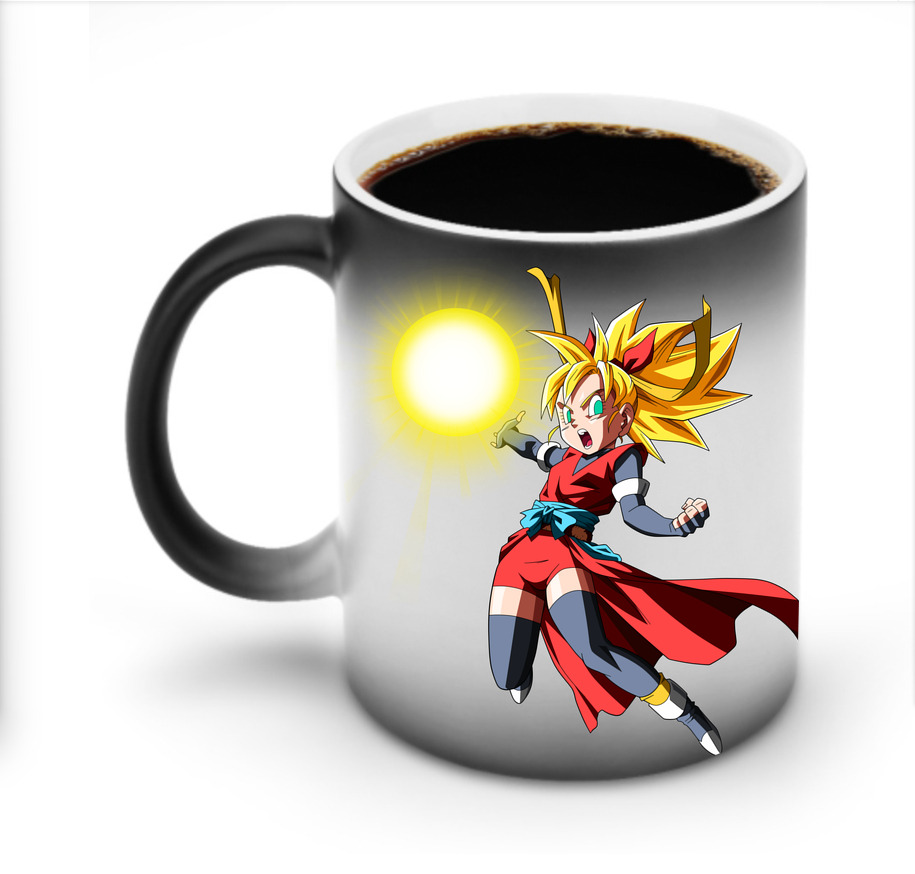 （画像用） ドラゴンボール カリフラ DRAGON BALL Caulifla 温度変色マグカップ