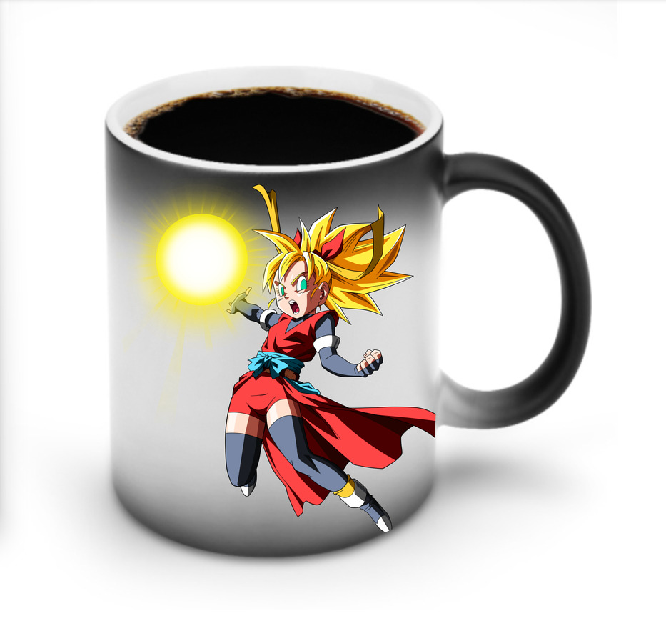 （画像用） ドラゴンボール カリフラ DRAGON BALL Caulifla 温度変色マグカップ