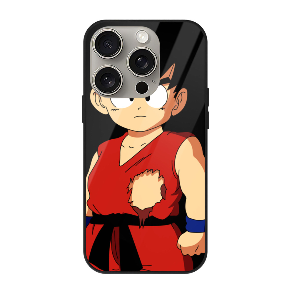 （画像用） ドラゴンボール 孫悟空（そん ごくう）Son Goku カカロット DRAGON BALL Kakarotto 【iPhone15Pro対応】スマホケース 耐衝撃＆黄変防止 背面ガラス