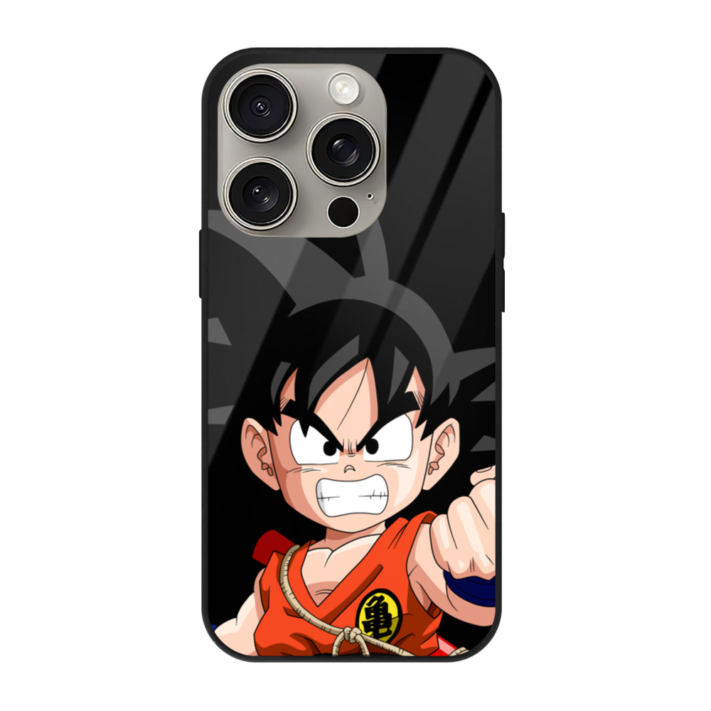 （画像用） ドラゴンボール 孫悟空（そん ごくう）Son Goku カカロット DRAGON BALL Kakarotto 【iPhone15Pro対応】スマホケース 耐衝撃＆黄変防止 背面ガラス