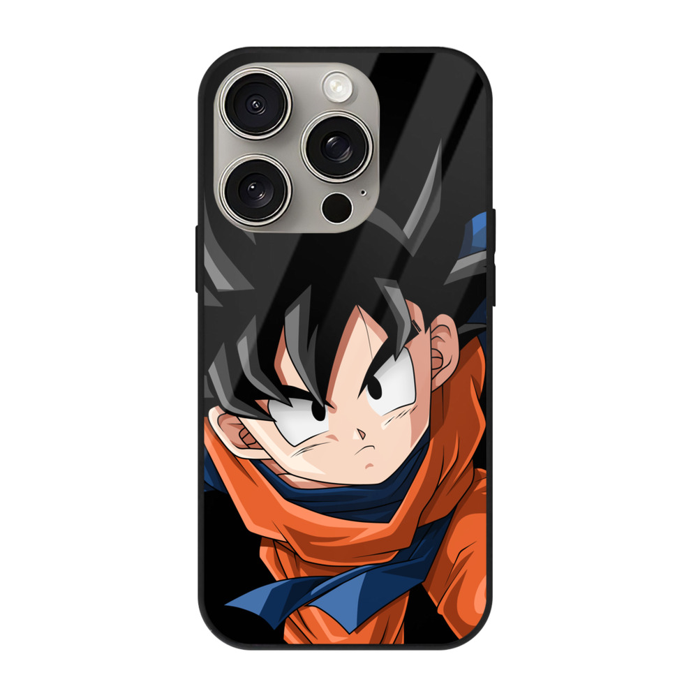 （画像用） ドラゴンボール 孫悟空（そん ごくう）Son Goku カカロット DRAGON BALL Kakarotto 【iPhone15Pro対応】スマホケース 耐衝撃＆黄変防止 背面ガラス