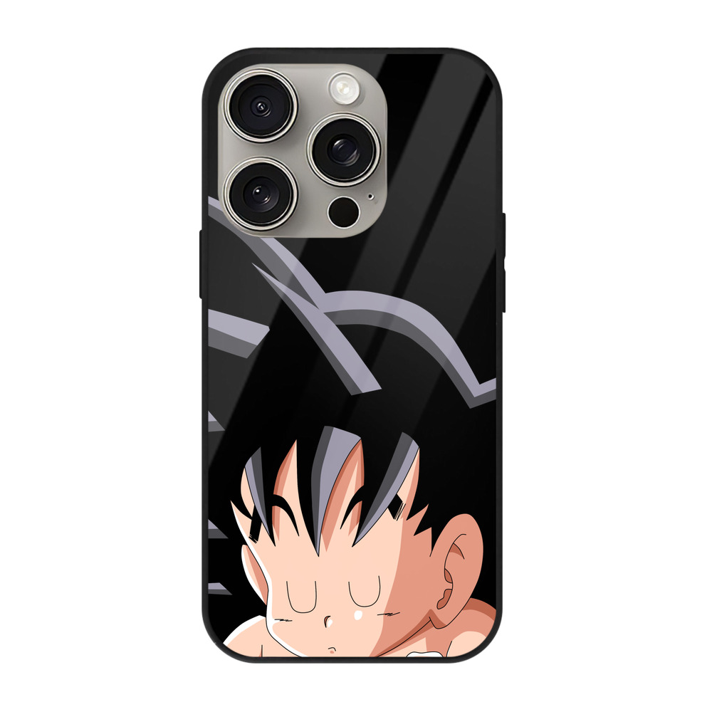 （画像用） ドラゴンボール 孫悟空（そん ごくう）Son Goku カカロット DRAGON BALL Kakarotto 【iPhone15Pro対応】スマホケース 耐衝撃＆黄変防止 背面ガラス