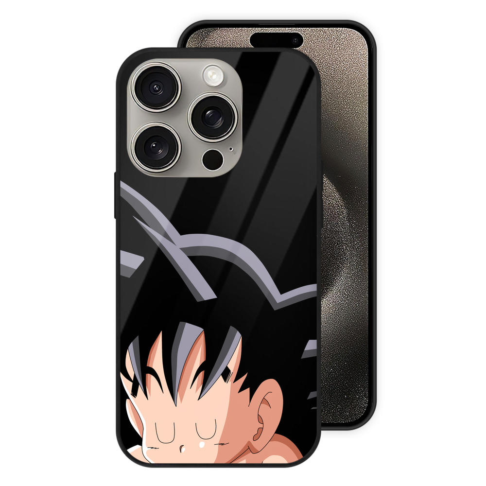 （画像用） ドラゴンボール 孫悟空（そん ごくう）Son Goku カカロット DRAGON BALL Kakarotto 【iPhone15Pro対応】スマホケース 耐衝撃＆黄変防止 背面ガラス