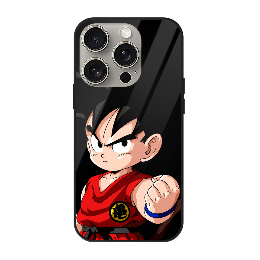 （画像用） ドラゴンボール 孫悟空（そん ごくう）Son Goku カカロット DRAGON BALL Kakarotto 【iPhone15Pro対応】スマホケース 耐衝撃＆黄変防止 背面ガラス