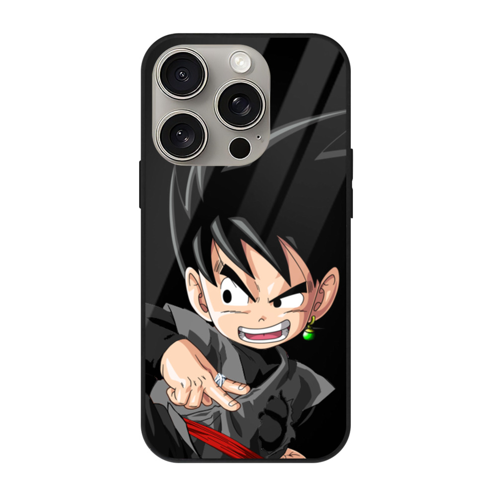 （画像用） ドラゴンボール 孫悟空（そん ごくう）Son Goku カカロット DRAGON BALL Kakarotto 【iPhone15Pro対応】スマホケース 耐衝撃＆黄変防止 背面ガラス