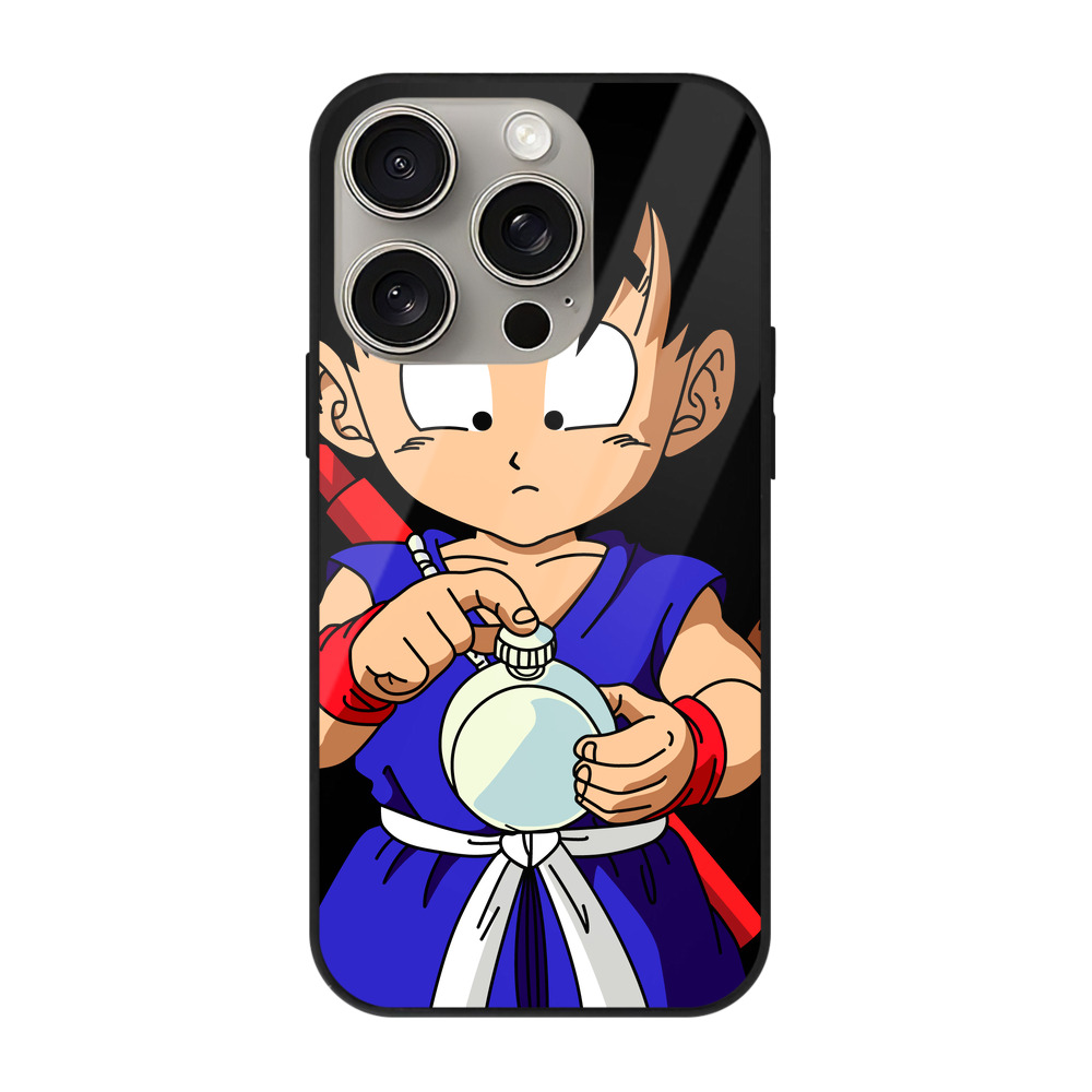 （画像用） ドラゴンボール 孫悟空（そん ごくう）Son Goku カカロット DRAGON BALL Kakarotto 【iPhone15Pro対応】スマホケース 耐衝撃＆黄変防止 背面ガラス