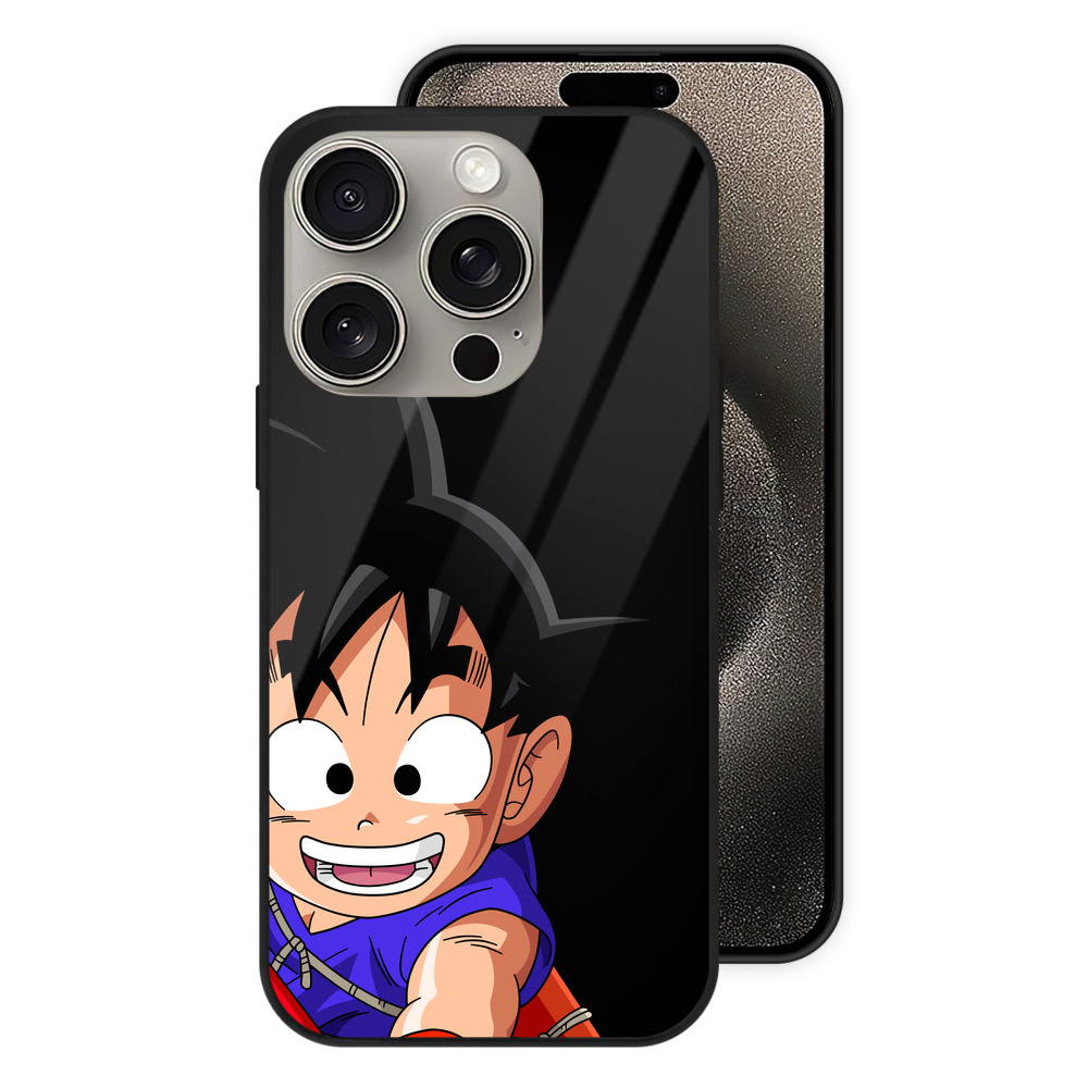 （画像用） ドラゴンボール 孫悟空（そん ごくう）Son Goku カカロット DRAGON BALL Kakarotto 【iPhone15Pro対応】スマホケース 耐衝撃＆黄変防止 背面ガラス