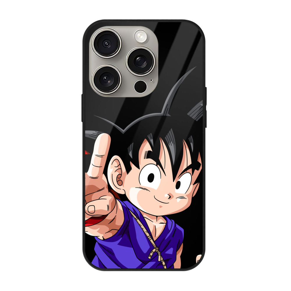 （画像用） ドラゴンボール 孫悟空（そん ごくう）Son Goku カカロット DRAGON BALL Kakarotto 【iPhone15Pro対応】スマホケース 耐衝撃＆黄変防止 背面ガラス