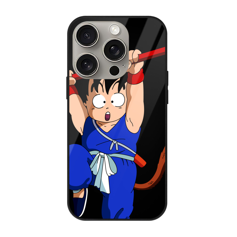 （画像用） ドラゴンボール 孫悟空（そん ごくう）Son Goku カカロット DRAGON BALL Kakarotto 【iPhone15Pro対応】スマホケース 耐衝撃＆黄変防止 背面ガラス