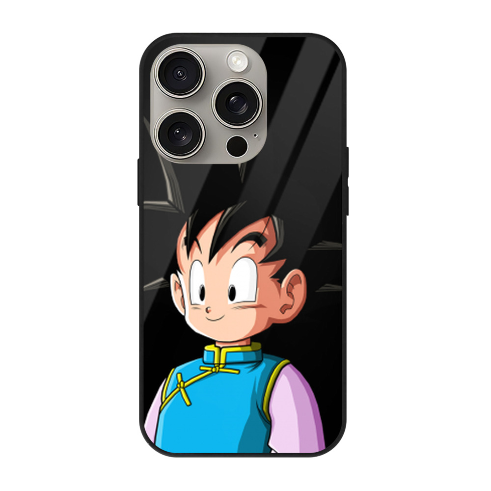 （画像用） ドラゴンボール 孫悟空（そん ごくう）Son Goku カカロット DRAGON BALL Kakarotto 【iPhone15Pro対応】スマホケース 耐衝撃＆黄変防止 背面ガラス