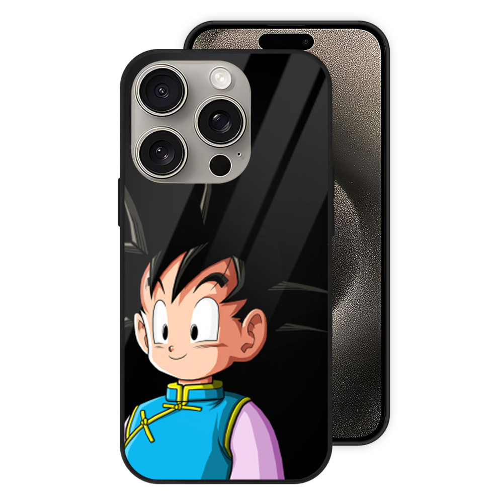 （画像用） ドラゴンボール 孫悟空（そん ごくう）Son Goku カカロット DRAGON BALL Kakarotto 【iPhone15Pro対応】スマホケース 耐衝撃＆黄変防止 背面ガラス