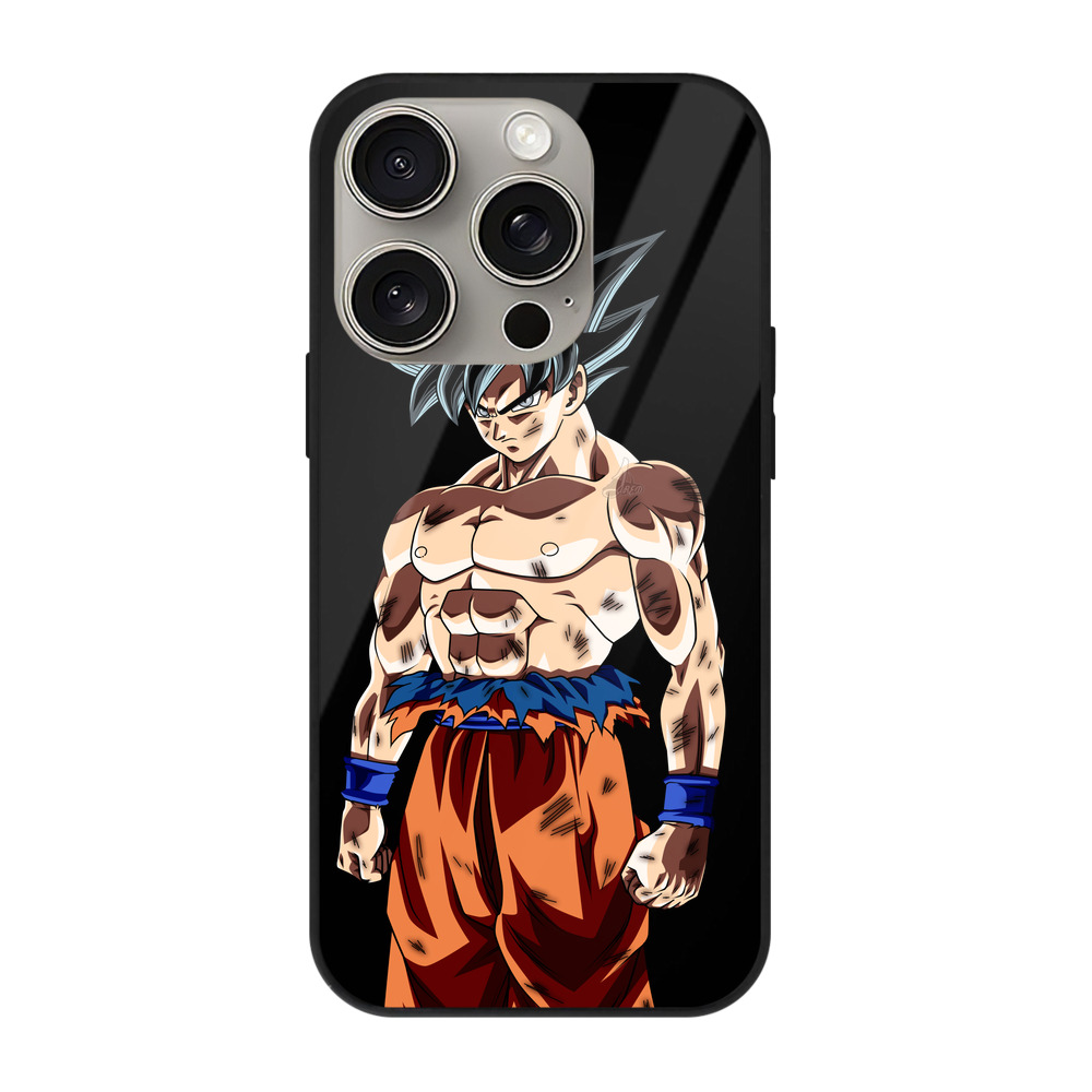 （画像用） ドラゴンボール 孫悟空（そん ごくう）Son Goku カカロット DRAGON BALL Kakarotto 【iPhone15Pro対応】スマホケース 耐衝撃＆黄変防止 背面ガラス