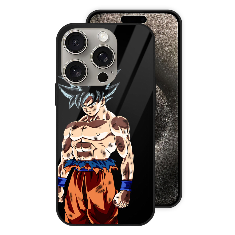 （画像用） ドラゴンボール 孫悟空（そん ごくう）Son Goku カカロット DRAGON BALL Kakarotto 【iPhone15Pro対応】スマホケース 耐衝撃＆黄変防止 背面ガラス