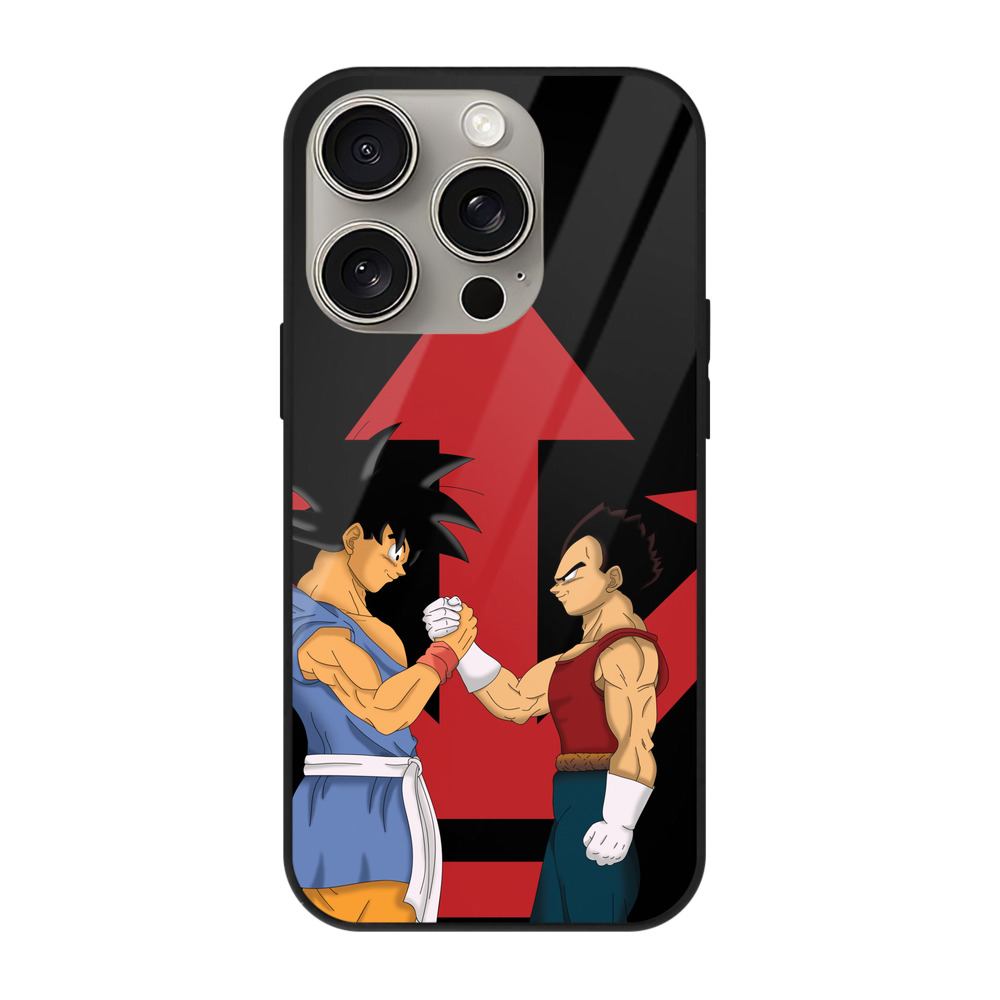 （画像用） ドラゴンボール 孫悟空（そん ごくう）Son Goku カカロット DRAGON BALL Kakarotto 【iPhone15Pro対応】スマホケース 耐衝撃＆黄変防止 背面ガラス