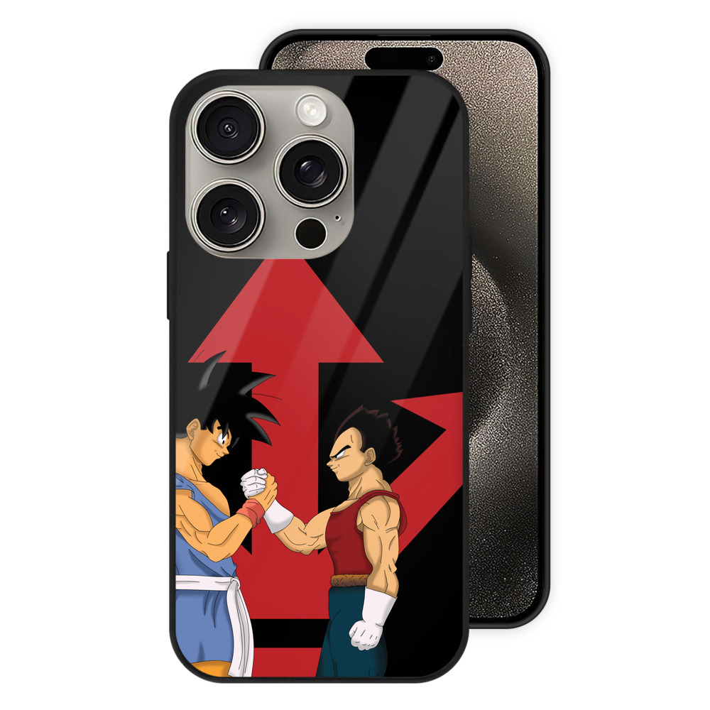 （画像用） ドラゴンボール 孫悟空（そん ごくう）Son Goku カカロット DRAGON BALL Kakarotto 【iPhone15Pro対応】スマホケース 耐衝撃＆黄変防止 背面ガラス