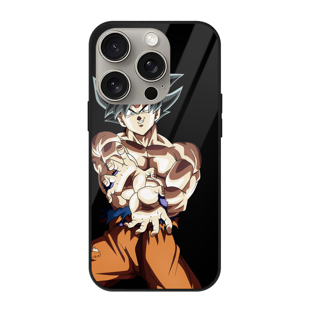（画像用） ドラゴンボール 孫悟空（そん ごくう）Son Goku カカロット DRAGON BALL Kakarotto 【iPhone15Pro対応】スマホケース 耐衝撃＆黄変防止 背面ガラス