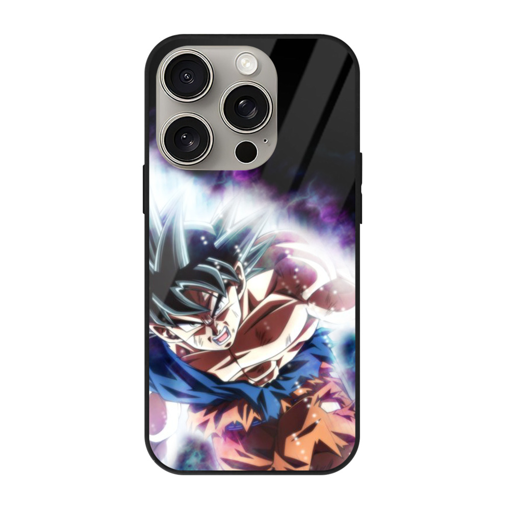 （画像用） ドラゴンボール 孫悟空（そん ごくう）Son Goku カカロット DRAGON BALL Kakarotto 【iPhone15Pro対応】スマホケース 耐衝撃＆黄変防止 背面ガラス