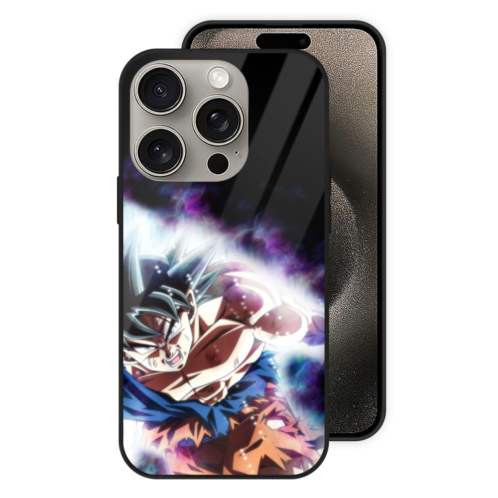 （画像用） ドラゴンボール 孫悟空（そん ごくう）Son Goku カカロット DRAGON BALL Kakarotto 【iPhone15Pro対応】スマホケース 耐衝撃＆黄変防止 背面ガラス