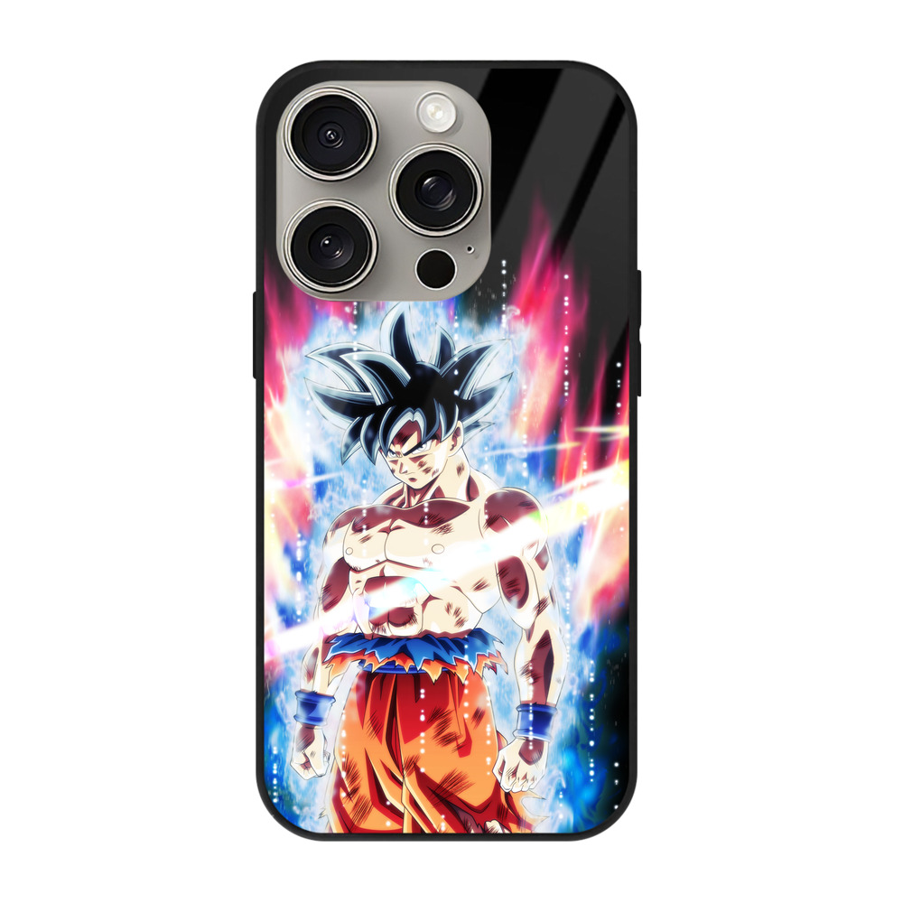 （画像用） ドラゴンボール 孫悟空（そん ごくう）Son Goku カカロット DRAGON BALL Kakarotto 【iPhone15Pro対応】スマホケース 耐衝撃＆黄変防止 背面ガラス