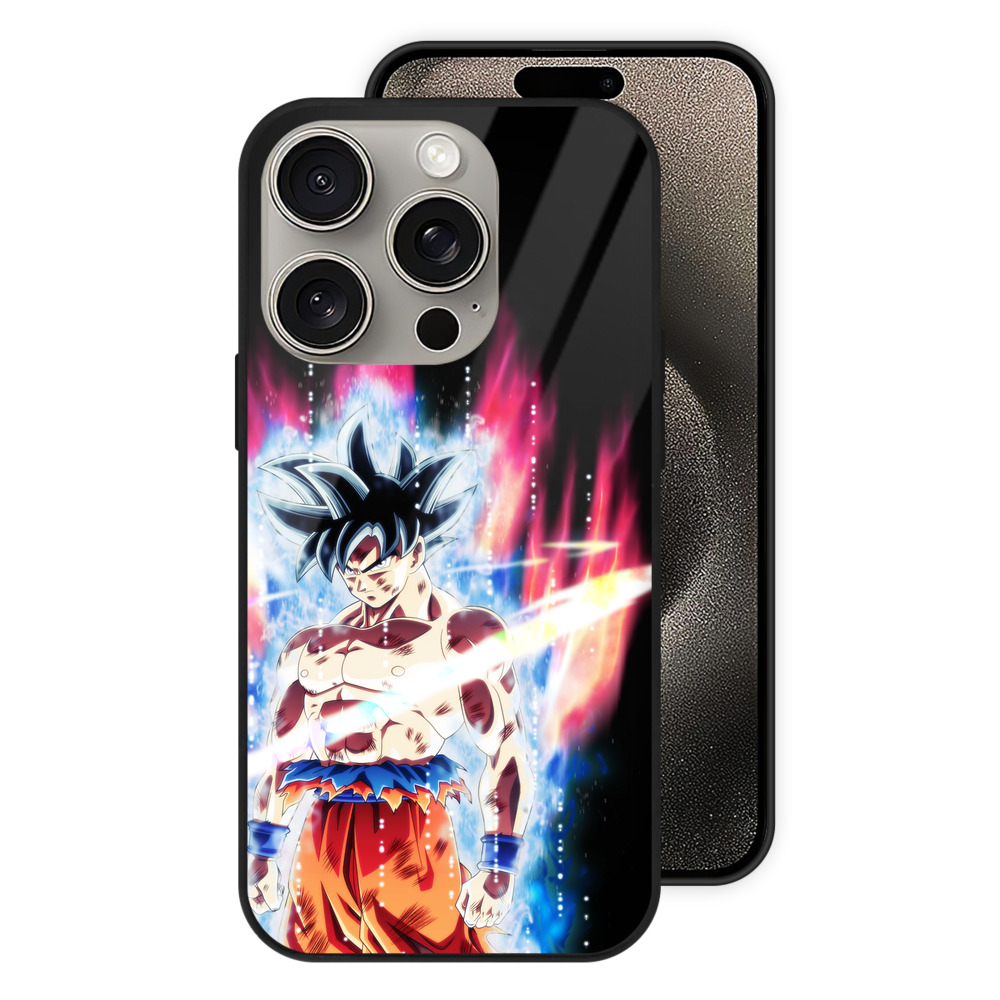 （画像用） ドラゴンボール 孫悟空（そん ごくう）Son Goku カカロット DRAGON BALL Kakarotto 【iPhone15Pro対応】スマホケース 耐衝撃＆黄変防止 背面ガラス