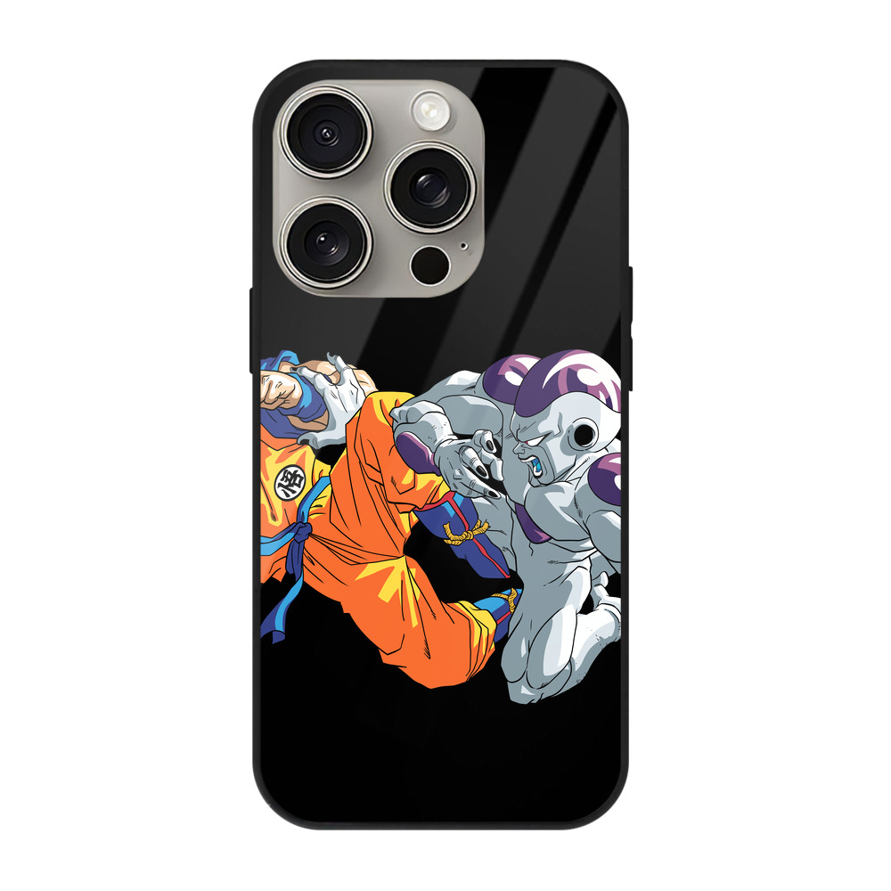 （画像用） ドラゴンボール 孫悟空（そん ごくう）Son Goku カカロット DRAGON BALL Kakarotto 【iPhone15Pro対応】スマホケース 耐衝撃＆黄変防止 背面ガラス