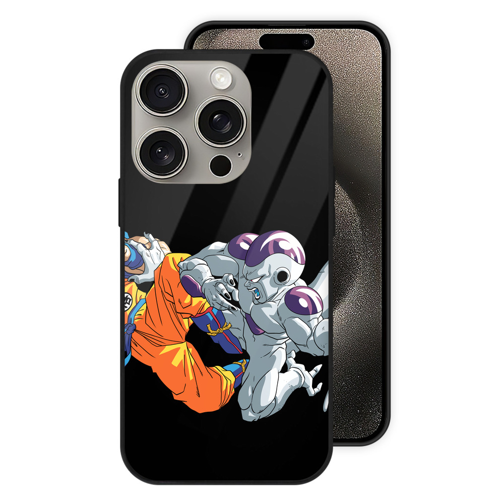 （画像用） ドラゴンボール 孫悟空（そん ごくう）Son Goku カカロット DRAGON BALL Kakarotto 【iPhone15Pro対応】スマホケース 耐衝撃＆黄変防止 背面ガラス