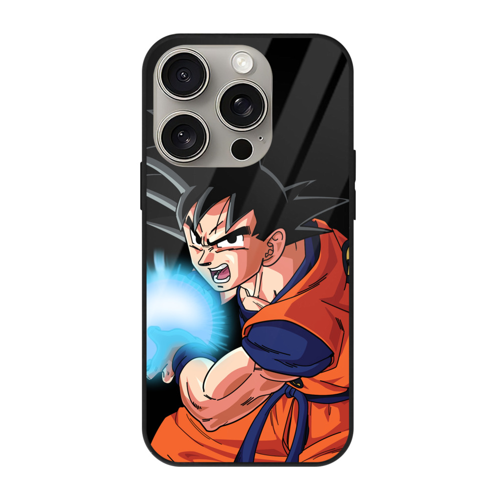 （画像用） ドラゴンボール 孫悟空（そん ごくう）Son Goku カカロット DRAGON BALL Kakarotto 【iPhone15Pro対応】スマホケース 耐衝撃＆黄変防止 背面ガラス
