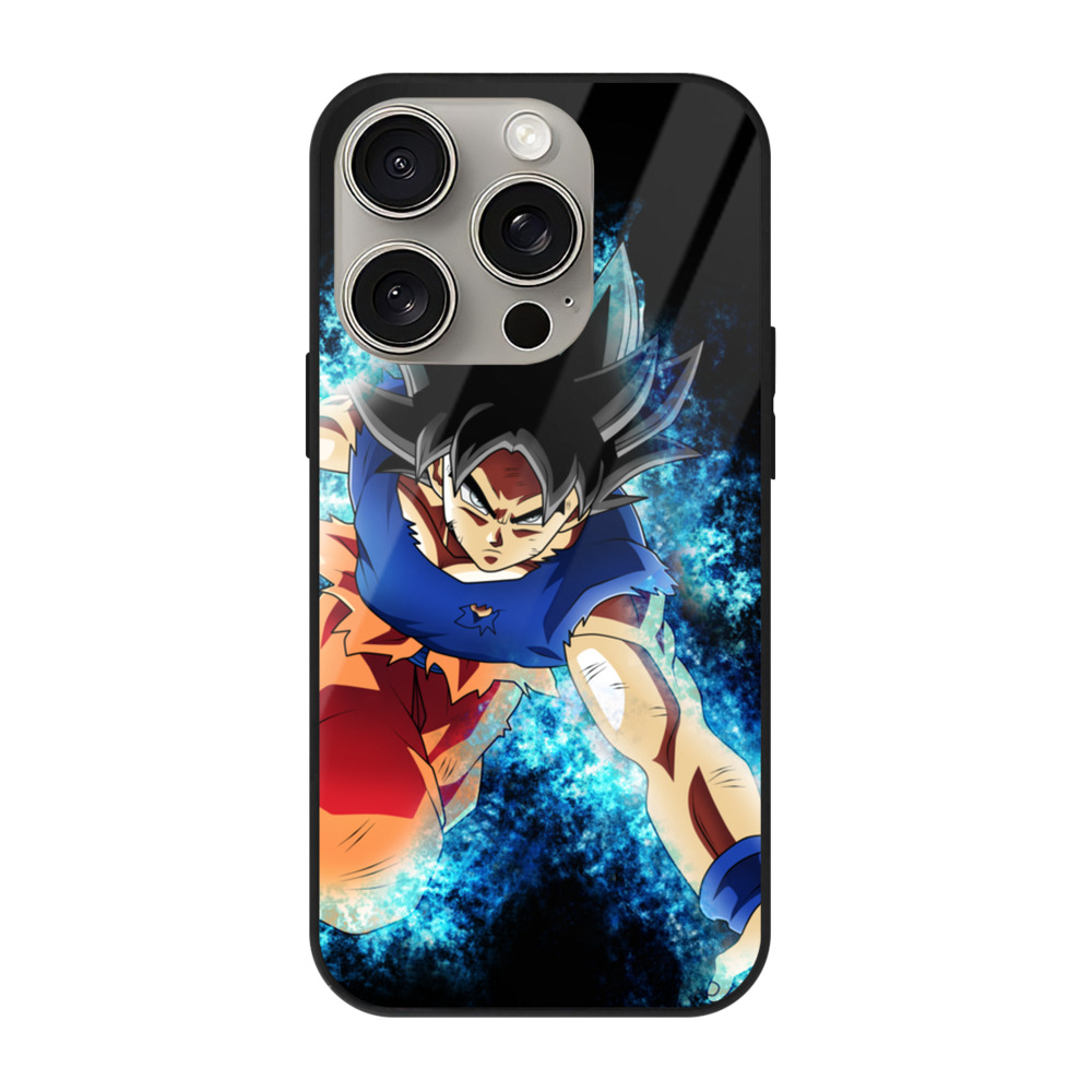 （画像用） ドラゴンボール 孫悟空（そん ごくう）Son Goku カカロット DRAGON BALL Kakarotto 【iPhone15Pro対応】スマホケース 耐衝撃＆黄変防止 背面ガラス