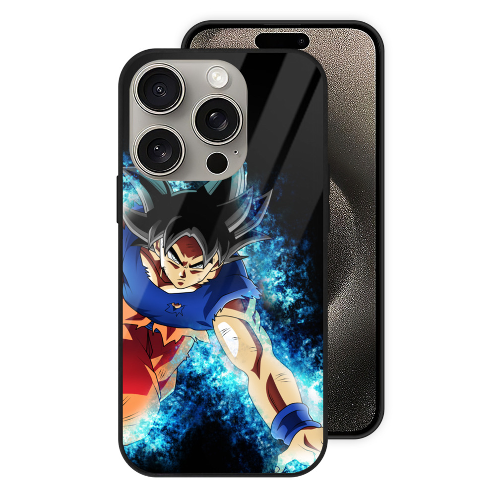 （画像用） ドラゴンボール 孫悟空（そん ごくう）Son Goku カカロット DRAGON BALL Kakarotto 【iPhone15Pro対応】スマホケース 耐衝撃＆黄変防止 背面ガラス