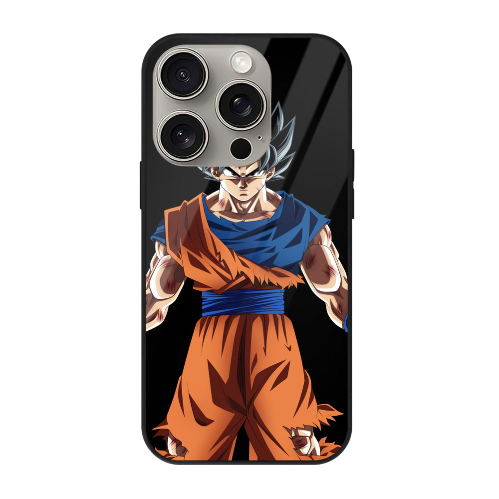 （画像用） ドラゴンボール 孫悟空（そん ごくう）Son Goku カカロット DRAGON BALL Kakarotto 【iPhone15Pro対応】スマホケース 耐衝撃＆黄変防止 背面ガラス