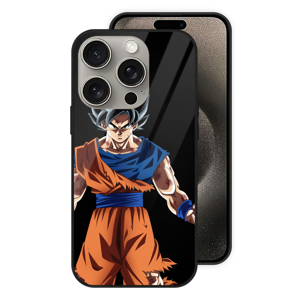 （画像用） ドラゴンボール 孫悟空（そん ごくう）Son Goku カカロット DRAGON BALL Kakarotto 【iPhone15Pro対応】スマホケース 耐衝撃＆黄変防止 背面ガラス