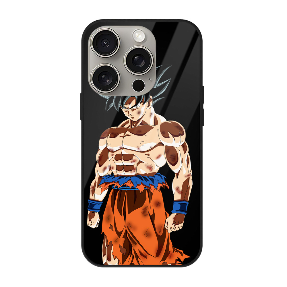 （画像用） ドラゴンボール 孫悟空（そん ごくう）Son Goku カカロット DRAGON BALL Kakarotto 【iPhone15Pro対応】スマホケース 耐衝撃＆黄変防止 背面ガラス