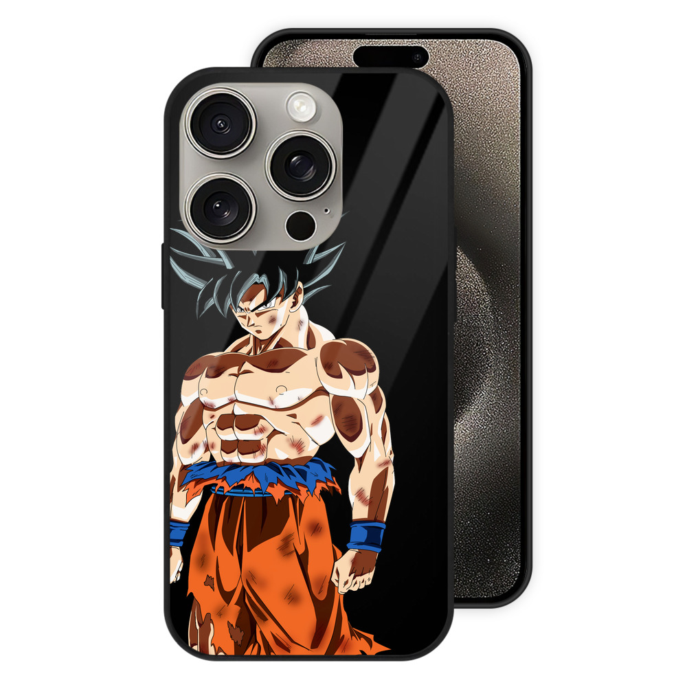 （画像用） ドラゴンボール 孫悟空（そん ごくう）Son Goku カカロット DRAGON BALL Kakarotto 【iPhone15Pro対応】スマホケース 耐衝撃＆黄変防止 背面ガラス