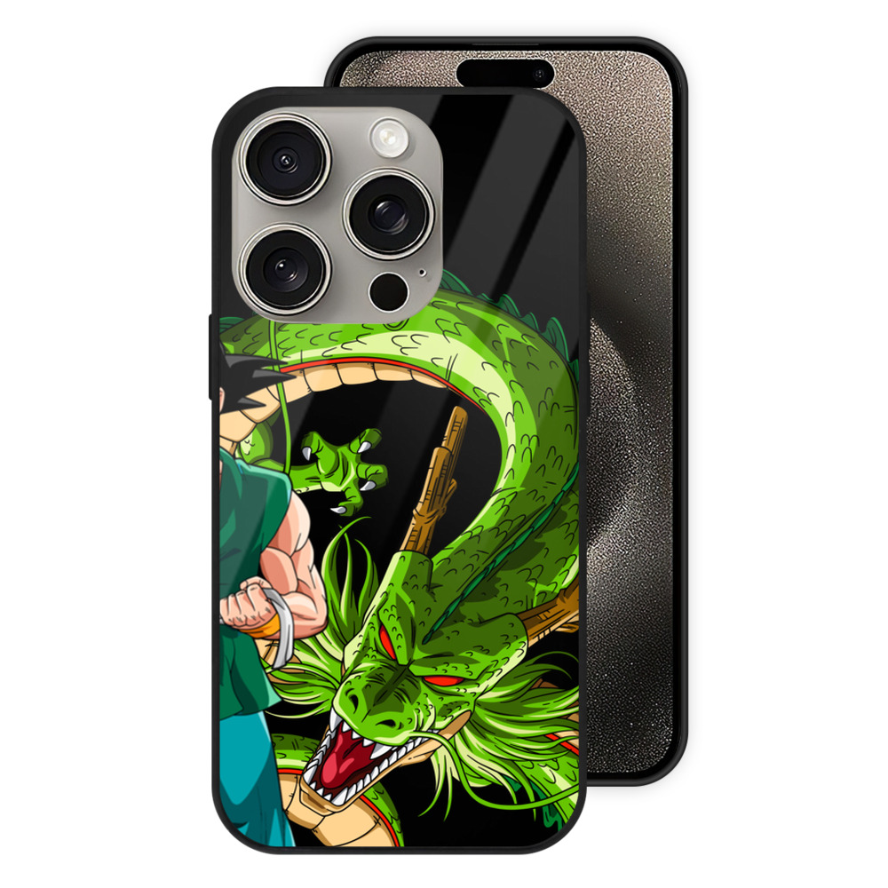 （画像用） ドラゴンボール 孫悟空（そん ごくう）Son Goku カカロット DRAGON BALL Kakarotto 【iPhone15Pro対応】スマホケース 耐衝撃＆黄変防止 背面ガラス