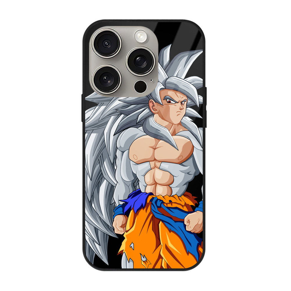 （画像用） ドラゴンボール 孫悟空（そん ごくう）Son Goku カカロット DRAGON BALL Kakarotto 【iPhone15Pro対応】スマホケース 耐衝撃＆黄変防止 背面ガラス