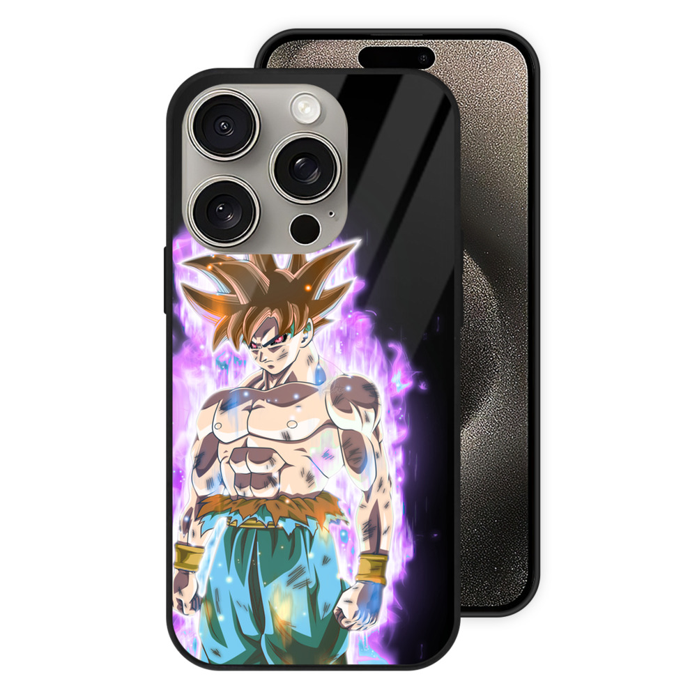 （画像用） ドラゴンボール 孫悟空（そん ごくう）Son Goku カカロット DRAGON BALL Kakarotto 【iPhone15Pro対応】スマホケース 耐衝撃＆黄変防止 背面ガラス