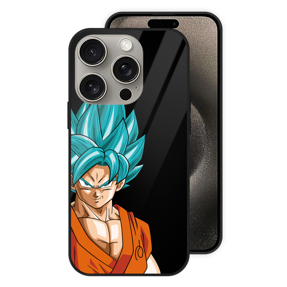 （画像用） ドラゴンボール 孫悟空（そん ごくう）Son Goku カカロット DRAGON BALL Kakarotto 【iPhone15Pro対応】スマホケース 耐衝撃＆黄変防止 背面ガラス