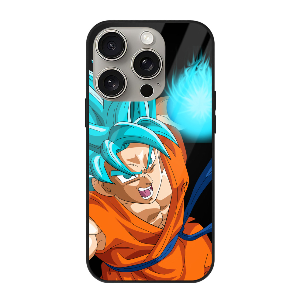 （画像用） ドラゴンボール 孫悟空（そん ごくう）Son Goku カカロット DRAGON BALL Kakarotto 【iPhone15Pro対応】スマホケース 耐衝撃＆黄変防止 背面ガラス