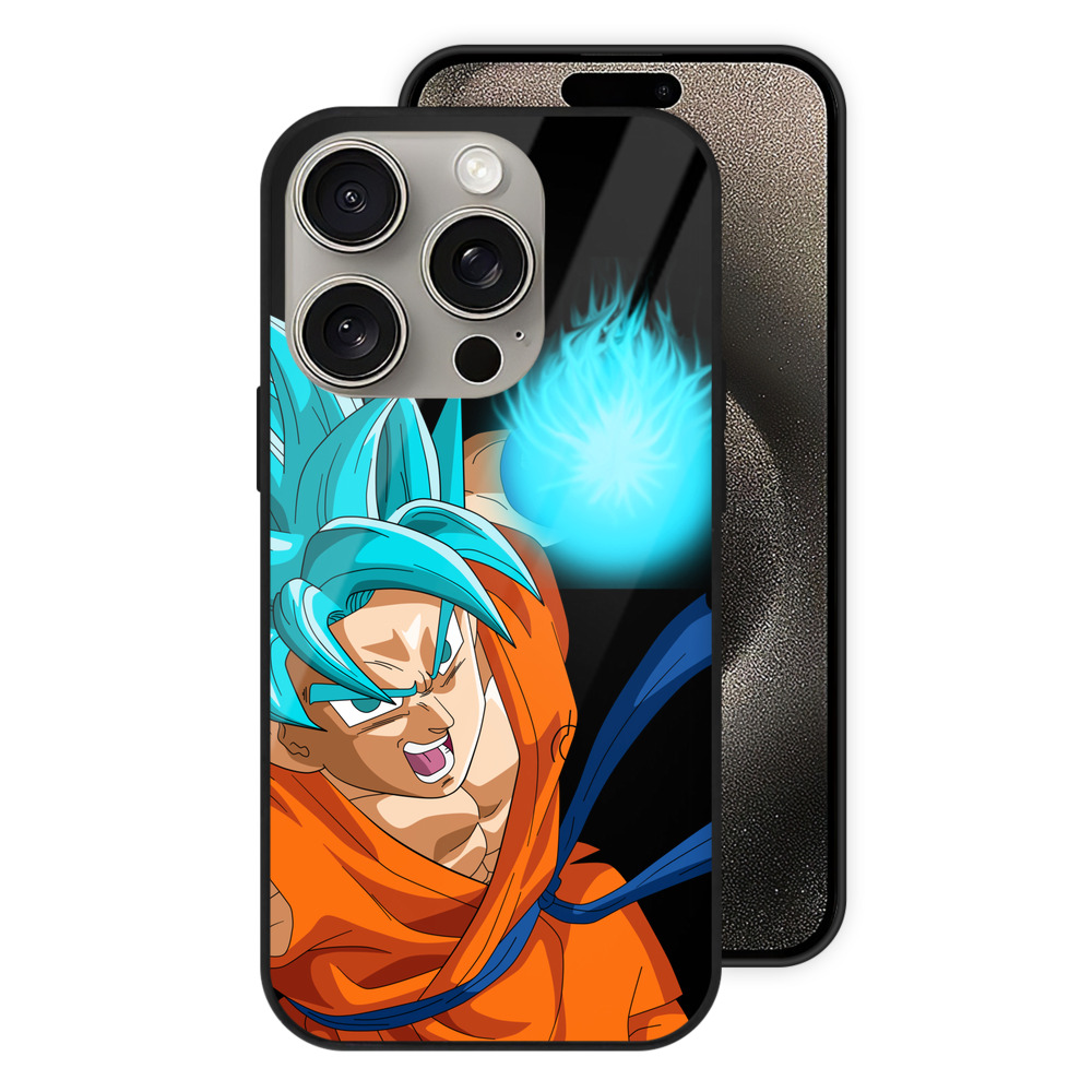 （画像用） ドラゴンボール 孫悟空（そん ごくう）Son Goku カカロット DRAGON BALL Kakarotto 【iPhone15Pro対応】スマホケース 耐衝撃＆黄変防止 背面ガラス