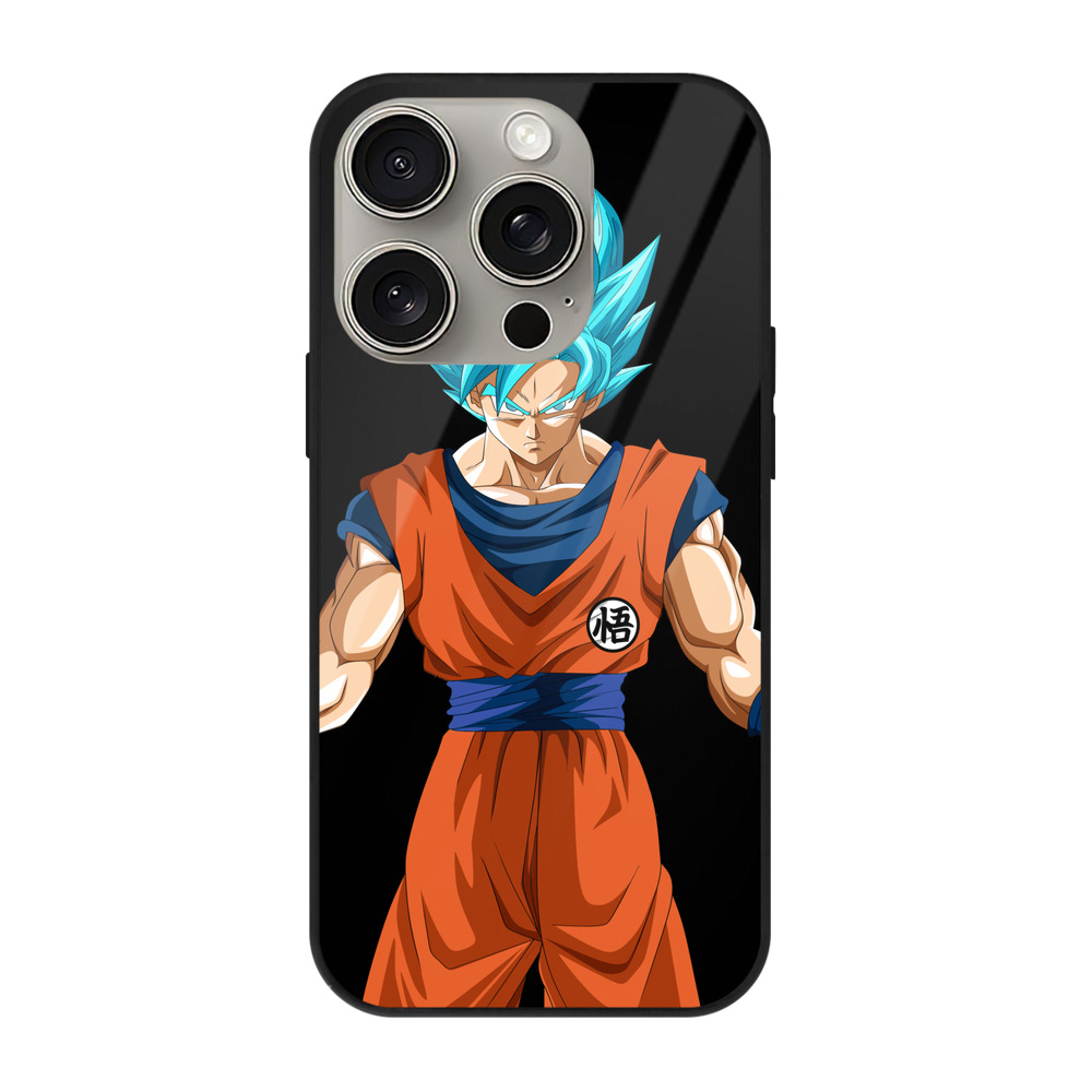 （画像用） ドラゴンボール 孫悟空（そん ごくう）Son Goku カカロット DRAGON BALL Kakarotto 【iPhone15Pro対応】スマホケース 耐衝撃＆黄変防止 背面ガラス