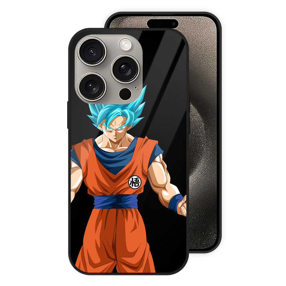 （画像用） ドラゴンボール 孫悟空（そん ごくう）Son Goku カカロット DRAGON BALL Kakarotto 【iPhone15Pro対応】スマホケース 耐衝撃＆黄変防止 背面ガラス