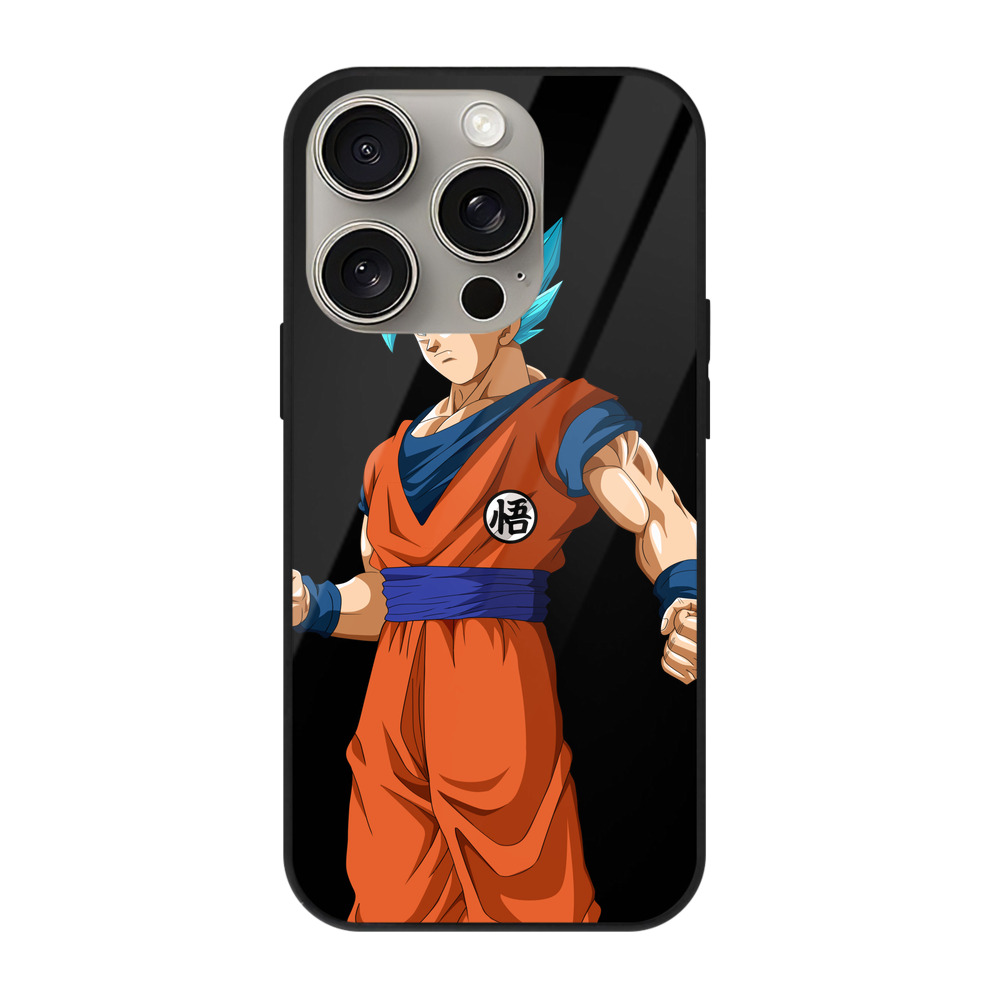 （画像用） ドラゴンボール 孫悟空（そん ごくう）Son Goku カカロット DRAGON BALL Kakarotto 【iPhone15Pro対応】スマホケース 耐衝撃＆黄変防止 背面ガラス