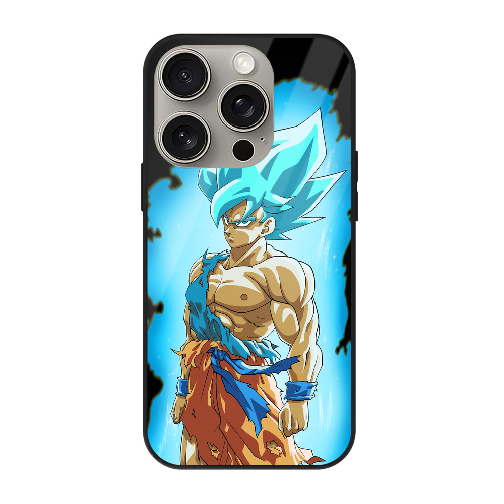 （画像用） ドラゴンボール 孫悟空（そん ごくう）Son Goku カカロット DRAGON BALL Kakarotto 【iPhone15Pro対応】スマホケース 耐衝撃＆黄変防止 背面ガラス