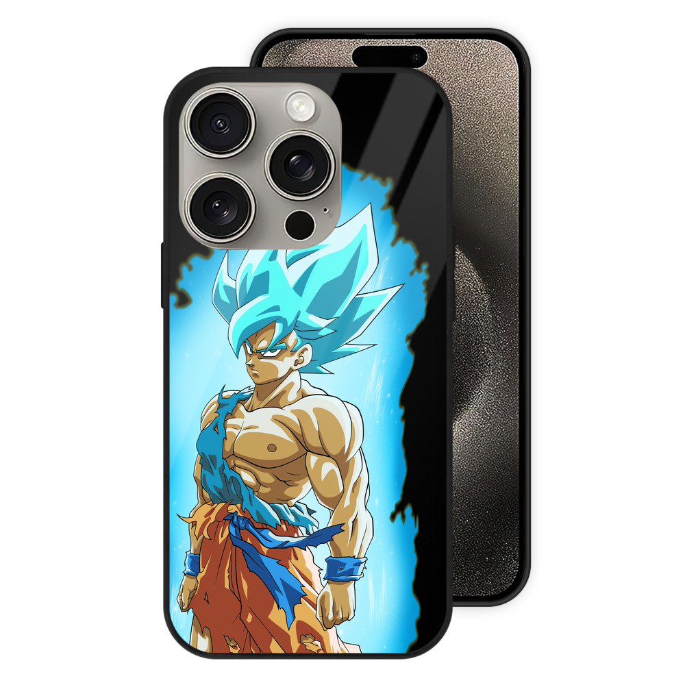 （画像用） ドラゴンボール 孫悟空（そん ごくう）Son Goku カカロット DRAGON BALL Kakarotto 【iPhone15Pro対応】スマホケース 耐衝撃＆黄変防止 背面ガラス