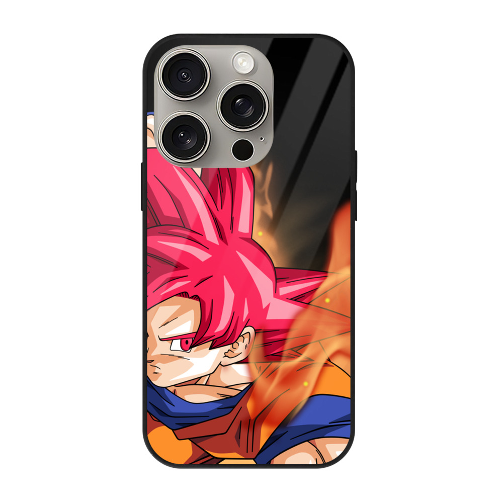 （画像用） ドラゴンボール 孫悟空（そん ごくう）Son Goku カカロット DRAGON BALL Kakarotto 【iPhone15Pro対応】スマホケース 耐衝撃＆黄変防止 背面ガラス