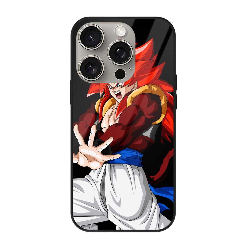 （画像用） ドラゴンボール 孫悟空（そん ごくう）Son Goku カカロット DRAGON BALL Kakarotto 【iPhone15Pro対応】スマホケース 耐衝撃＆黄変防止 背面ガラス